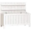 vidaXL Gartentruhe Weiß 108x42,5x54 cm Massivholz Kiefer - Produktbild-Vorschau 3