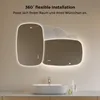 S'AFIELINA 95×60 cm Badspiegel mit Beleuchtung Oval LED Produktbild-Vorschau 8