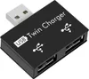 x USB 2.0 2 Anschlüsse, tragbarer 2-Anschluss-USB-Hub, Produktbild-Vorschau 1