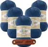 5 x ALIZE Diva 279 Midnight Blue mit Label Produktbild-Vorschau 1