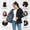 BUBW Damen Softshelljacke wasser- und winddicht mit Kapuze Produktbild-Vorschau 2