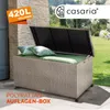 CASARIA® Gartenbox Auflagenbox mit Rollen 420L Stauraum Produktbild-Vorschau 2