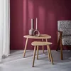 sweeek - 2er Set skandinavische Satztische aus MDF - Natur Produktbild-Vorschau 2