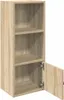 vidaXL Bücherregal Sonoma-Eiche 31x24x77 cm Holzwerkstoff Produktbild-Vorschau 4