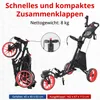 Wózek golfowy 3-kołowy, składany wózek golfowy, wózek Podgląd zdjęcia produktu 4