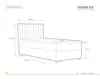 Boxspringbett 90x200 EVEREST, mit Topper, mit Bettkästen,  Produktbild-Vorschau 7
