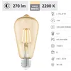 EGLO 110055 Ampoule LED blanc chaud 2200 K 4 W E27 G Voir les images du produit 5