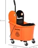 HOMCOM Reinigungswagen Fahreimer Putzeimer Wischwagen mit Produktbild-Vorschau 3