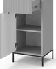 Badschrank Vicco Eliza Grau 40 x 87 cm mit Tür und Produktbild-Vorschau 6