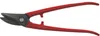 A pair of red-handled tin snips on a white background. Náhled obrázku produktu