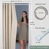 tinycurtains Türvorhang 195x150cm mit Teleskopstange Produktbild-Vorschau 2