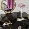 Toaletný stolík Vicco Charlène čierna 100 cm s LED Náhľad obrázku produktu 5