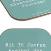 Mr. & Mrs. Panda Tassen Untersetzer Spruch 36. Geburtstag Produktbild-Vorschau 5
