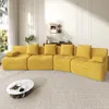 Sofá modular Merax de 4 plazas, tapizado en tela de pana, Vista previa de la imagen del producto 5