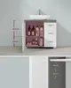 VASAGLE Waschbeckenunterschrank, Badezimmerschrank, 3 große Produktbild-Vorschau 6