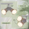 ZMH LED Faretto da soffitto orientabile GU10 Argento lucido Anteprima dell’immagine prodotto 3