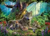 Wölfe im Wald (Puzzle) Produktbild-Vorschau 2
