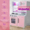 4iQ Kuchnia do zabawy Drewniana kuchnia dla dzieci Podgląd zdjęcia produktu 4