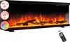 An electric fireplace with realistic flame effects, logs, and a remote control. Anteprima dell’immagine prodotto