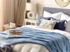 BELIANI Kuscheldecke Blau Polyester 200 x 220 cm Modern Produktbild-Vorschau 2