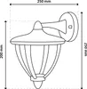 Lampa Ogrodowa Kinkiet Elewacyjny E27 LED Latarnia ARETOS Podgląd zdjęcia produktu 13