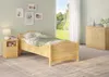 Seniorenbett extra hoch 90x200 Massivholz Kiefer Einzelbett Produktbild-Vorschau 2