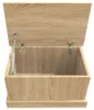 vidaXL Úložný box Sonoma dub 50 x 30 x 28 cm materiál na Náhľad obrázku produktu 7