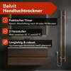BELVIT asciugamani elettrico 150 cm doppio 120W con timer e Anteprima dell’immagine prodotto 2