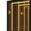 Skleněná vitrína Merax s LED osvětlením, úložná skříňka s Náhled obrázku produktu 10