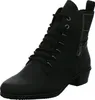 A black women's boot on a white background. Voir les images du produit