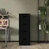 A black filing cabinet is shown in a room with plants and a desk. Anteprima dell’immagine prodotto