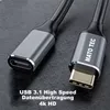 USB-C 3.2 Verlängerung Kabel Type-C Kabel Schnell Laden Produktbild-Vorschau 4