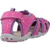 Geox Mädchen Sandalen Roxanne A mit Klettverschluss in Rosa Produktbild-Vorschau 3