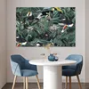 MuchoWow® Poster Blumen - Vogel - Collage 120x80 cm - Produktbild-Vorschau 5