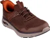 A single brown athletic shoe is shown from a three-quarter side view against a white background. Podgląd zdjęcia produktu