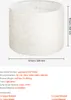 VEVOR Lampenschirm Trommel 33 x 33 x 25 cm (oben x unter x Produktbild-Vorschau 7