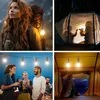 5pcs  wiederaufladbare Campinglampen, hängende Zeltlampen Produktbild-Vorschau 3