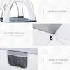 Outsunny Tente de camping, tente pop up dôme familiale 4 Voir les images du produit 6