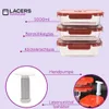 Lacers Purpleline Vakuumdosen Glas Set (3x1000ml) mit Pumpe Produktbild-Vorschau 5