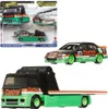 A collage of Hot Wheels toy cars and their packaging. Náhľad obrázku produktu