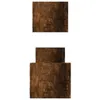 vidaXL Nástěnné police s tyčí 2 ks. Kouřový dub 60x16x14 cm Náhled obrázku produktu 5