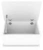 vidaXL Úložný box bílý 50 x 30 x 28 cm materiál na bázi Náhled obrázku produktu 6