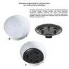 A collage of images showing a white plant pot with a black insert and a separate black watering insert. Produktbild-Vorschau