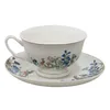Clayre & Eef Tasse mit Untertasse 250 ml Blau Weiß Produktbild-Vorschau 2