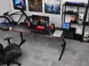 Biurko mads 160 czarny karbon redline, podstawa czarny Podgląd zdjęcia produktu 4