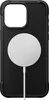 A black iPhone case with a white circular MagSafe charger attached. Anteprima dell’immagine prodotto