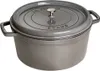 Staub 1102818 Cocotte rund 28 cm graphitgrau Produktbild-Vorschau 1