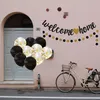 Welkom thuis decoratieset, zwart en goud, met guirlande en Productafbeelding-voorbeeld 6