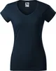 Baumwoll-T-Shirt mit V-Ausschnitt für Damen, 100% Produktbild-Vorschau 4