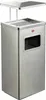 WESCO 153834-47 Standascher mit Dach EDELSTAHL MATT Produktbild-Vorschau 1